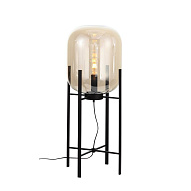 SL1050.515.01 Торшер ST-Luce Черный/Коньячный E27 1*40W (из 2-х коробок) БУРАСКА 500_191_2951469